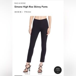 Rag and Bone Simone Pants size 4 Indigo